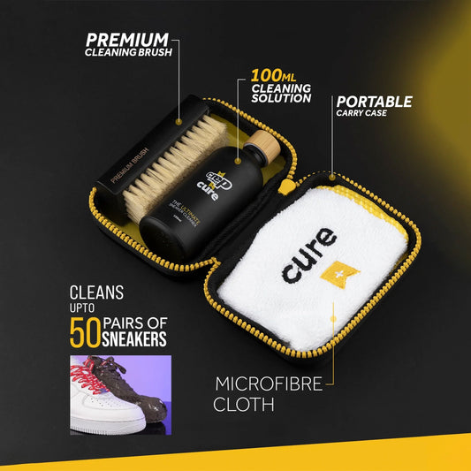 Cure Ultimate Cleaning Kit 1 Crep Protect vista lateral