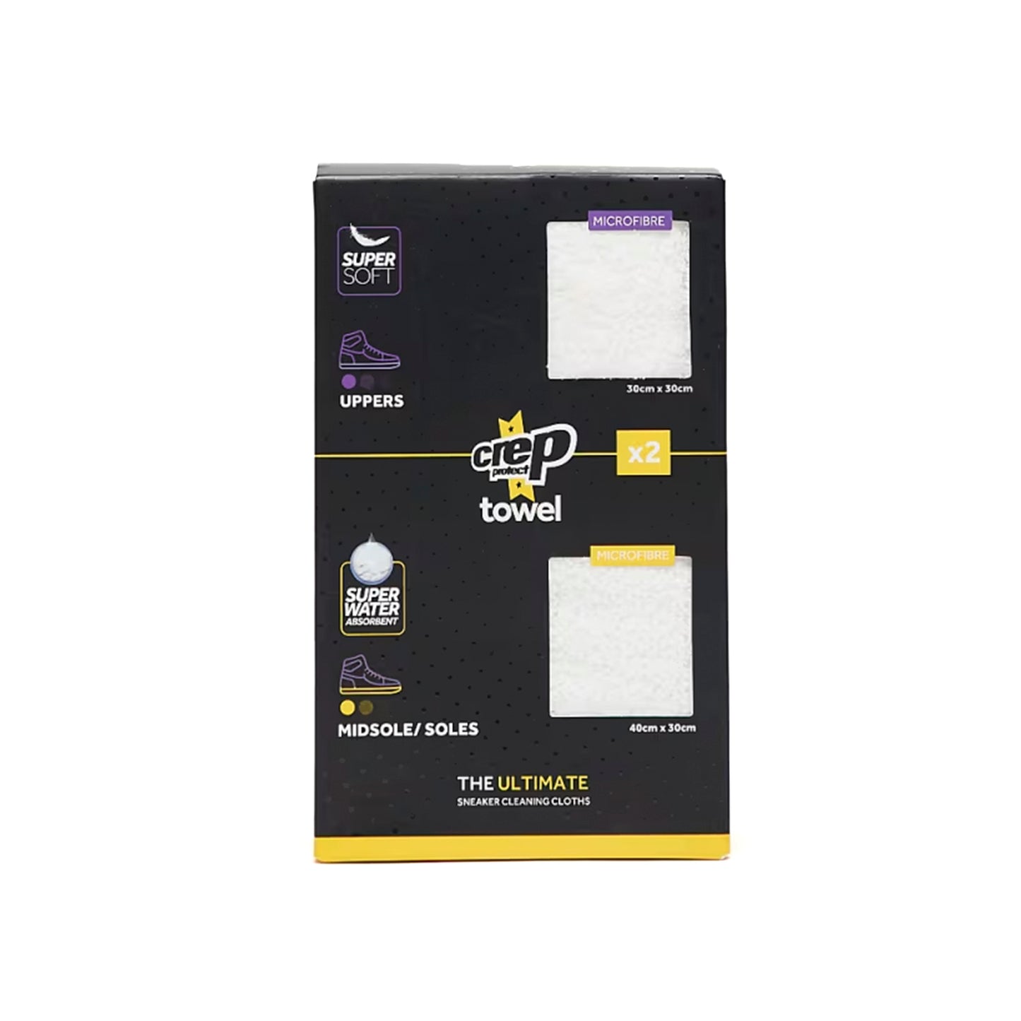 Pack X2 Toallas De Microfibra Crep Protect vista frontal