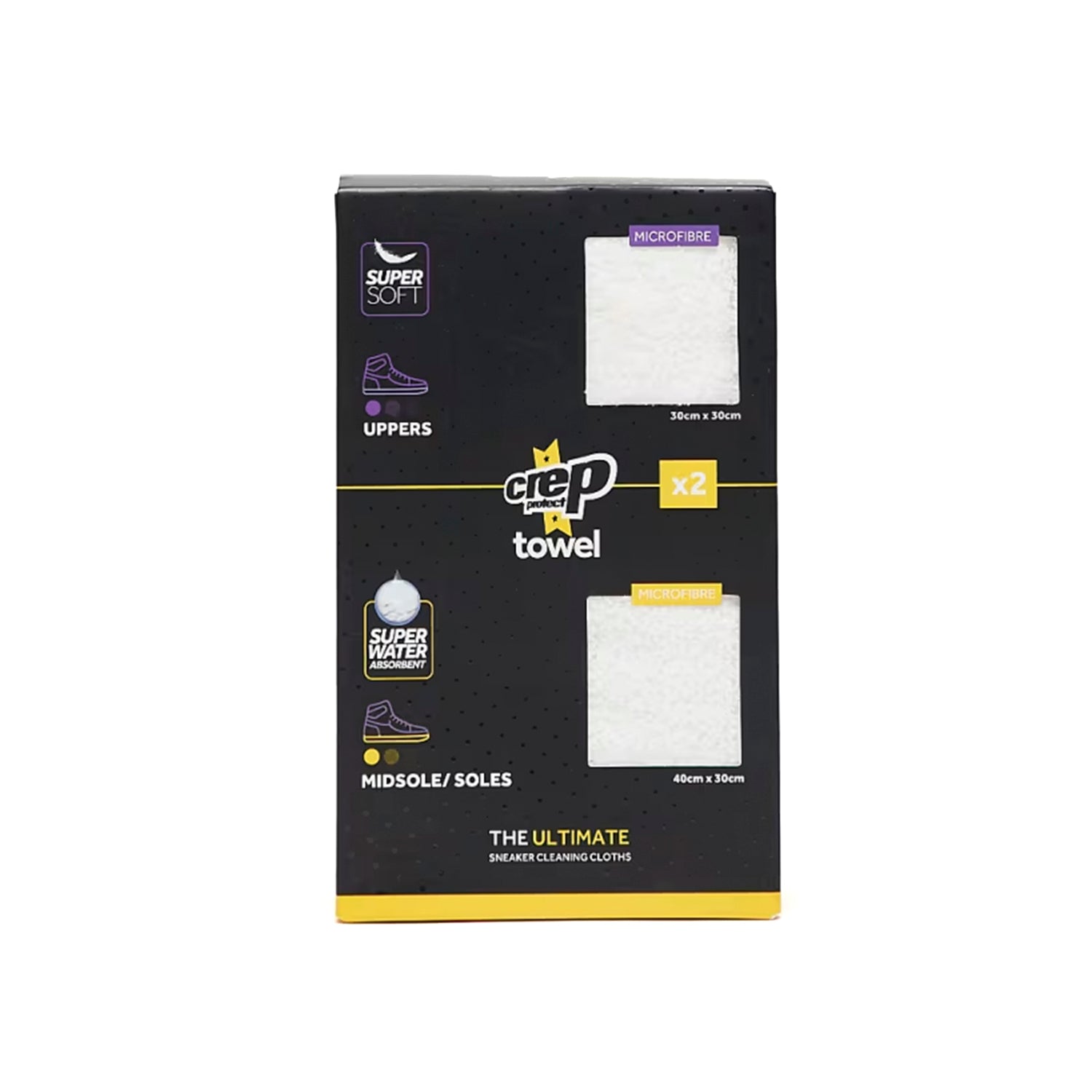 Pack X2 Toallas De Microfibra Crep Protect vista frontal