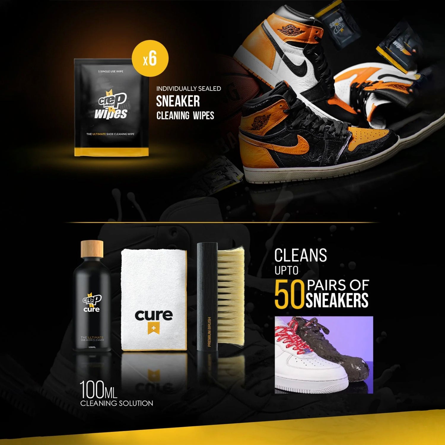 Kit Premium de Limpieza Crep Protect presentación oficial